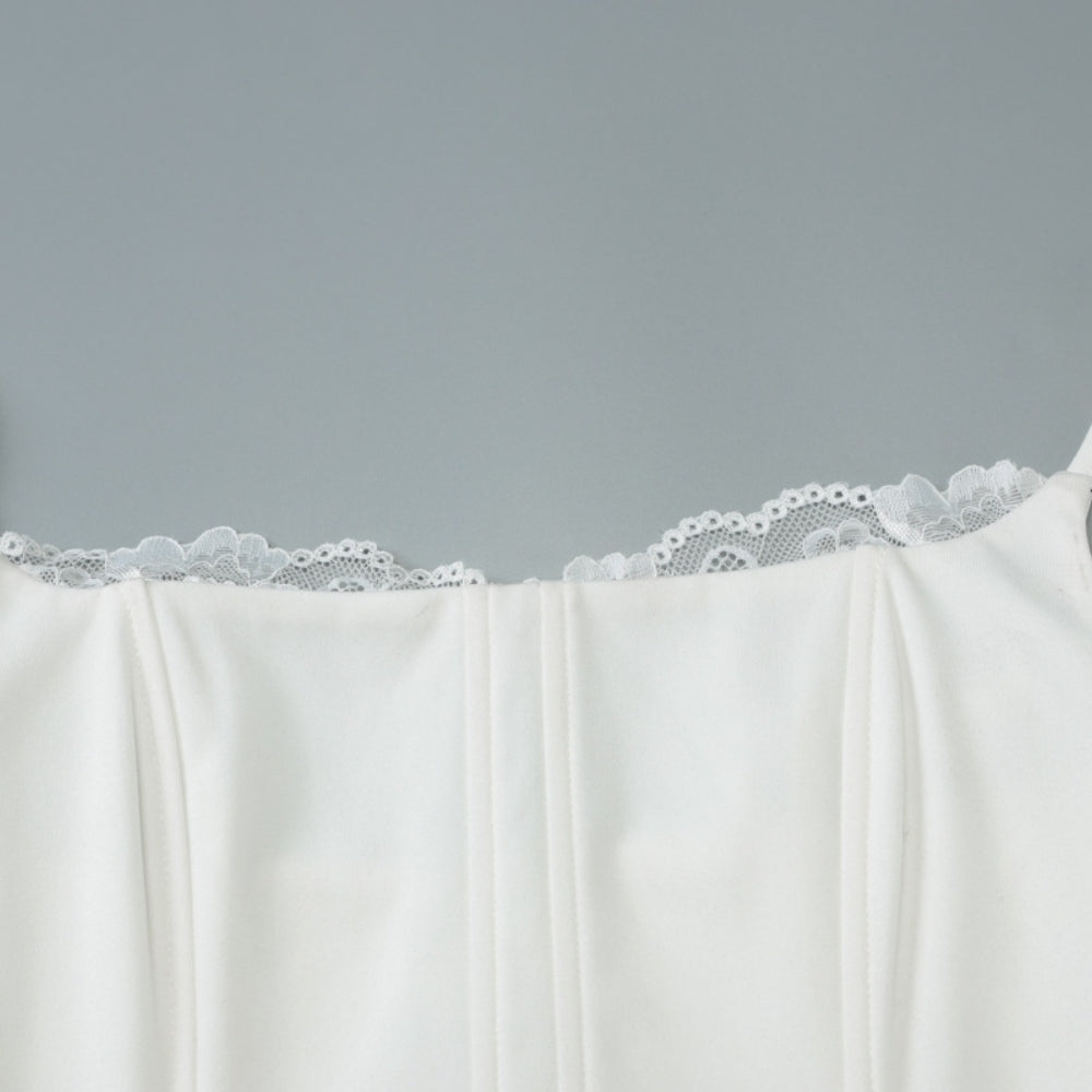 Women’s Lace-Trim Corset Top