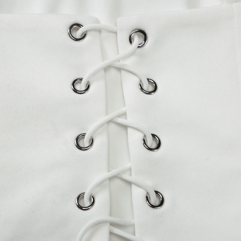 Women’s Lace-Trim Corset Top