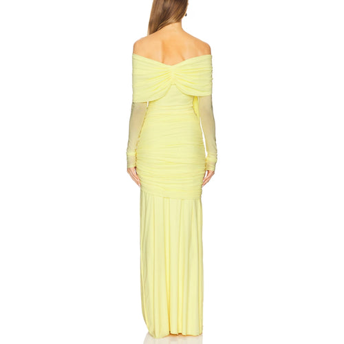 Women’s Off-Shoulder Ribbon Dress
