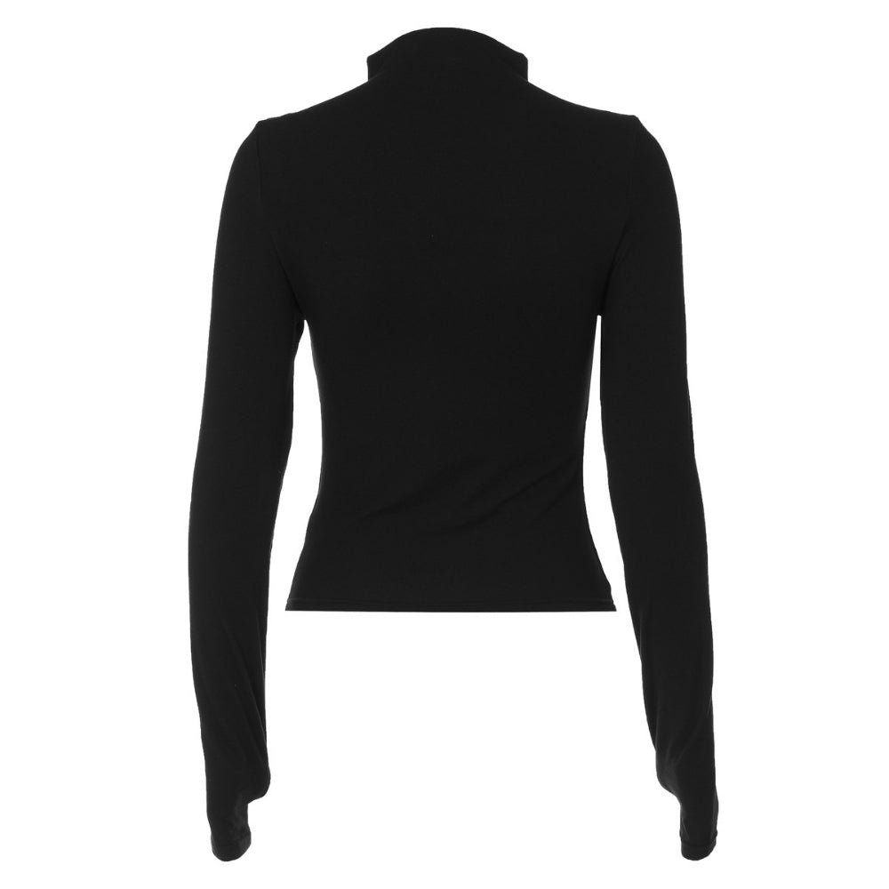 Women’s Slim-Fit Long Sleeve Knit Top