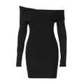 Women’s Off-Shoulder Long Sleeve Bodycon Mini Dress