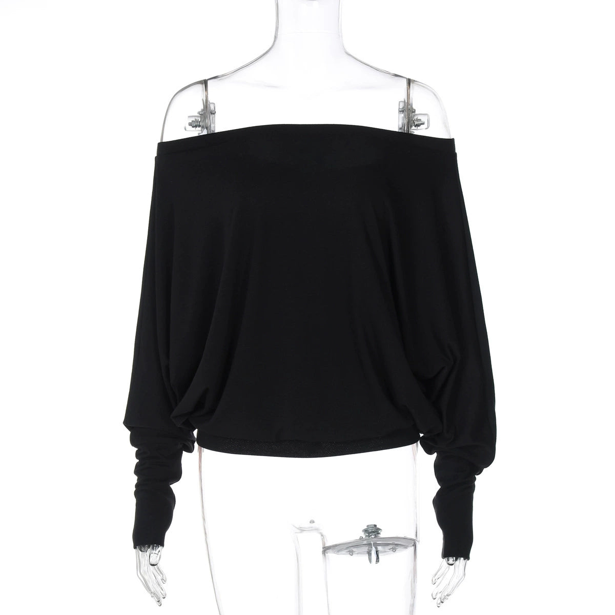 Women’s Off-Shoulder Sheer Ruched Mini Dress