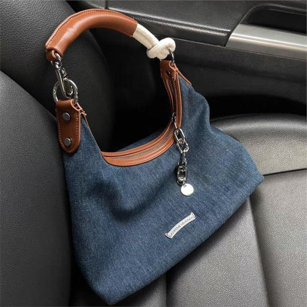 Women’s Denim Underarm Bag