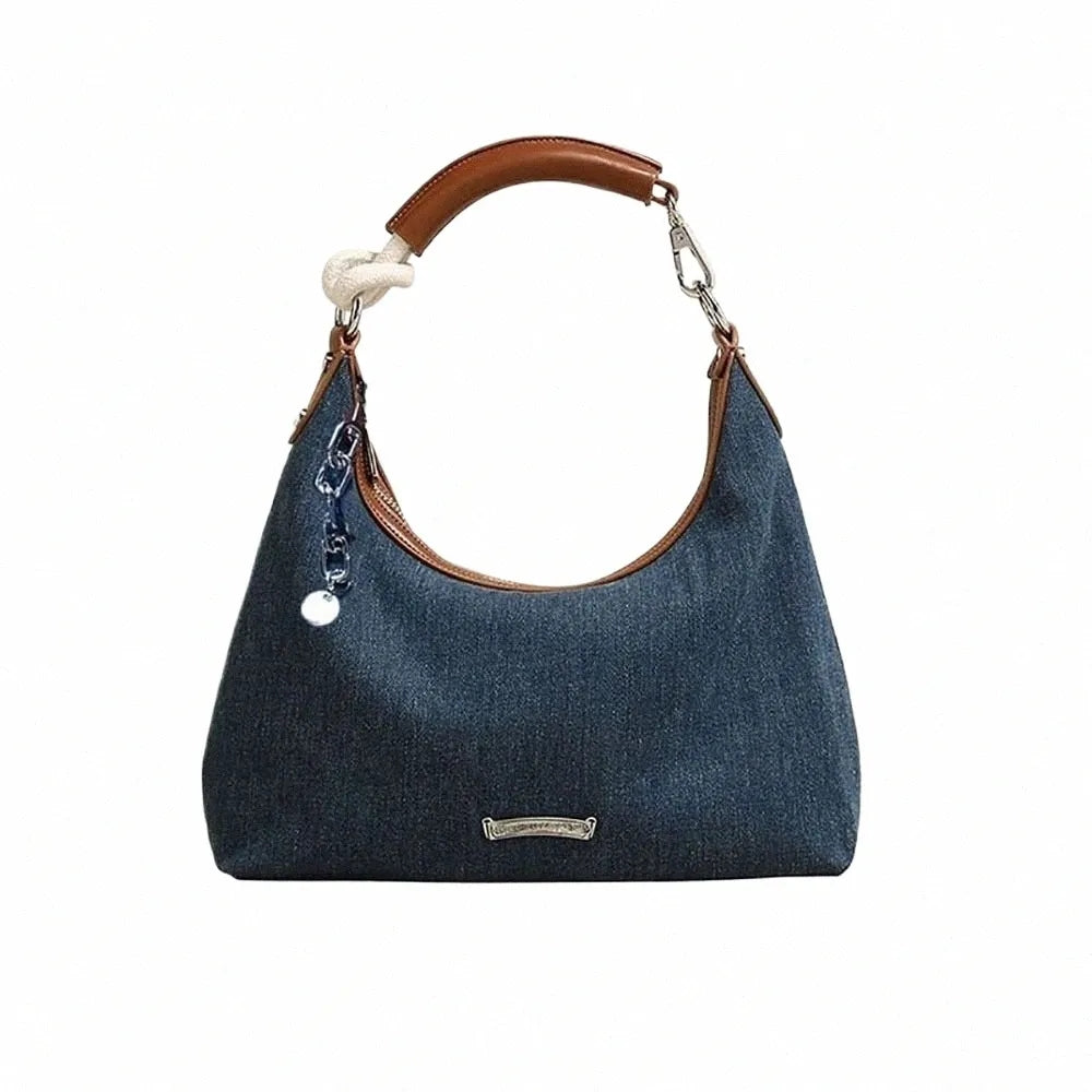 Women’s Denim Underarm Bag