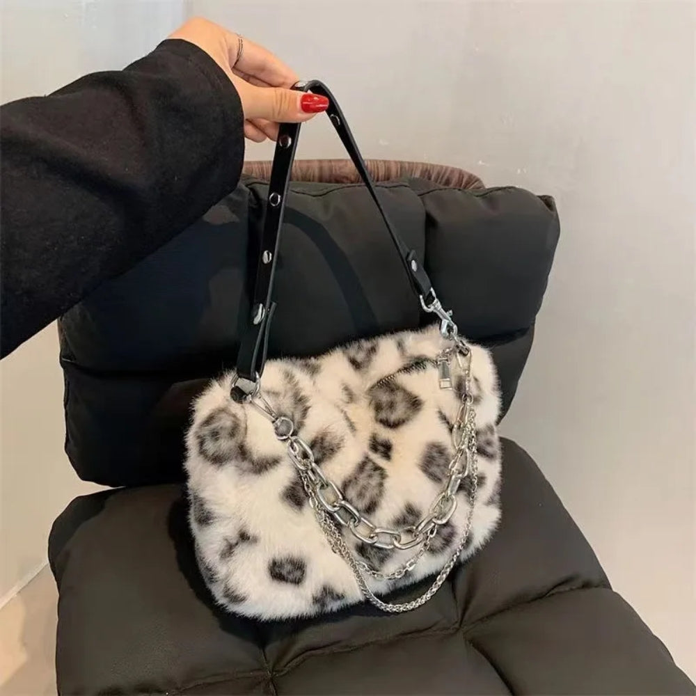 Women’s Leopard Print Underarm Bag