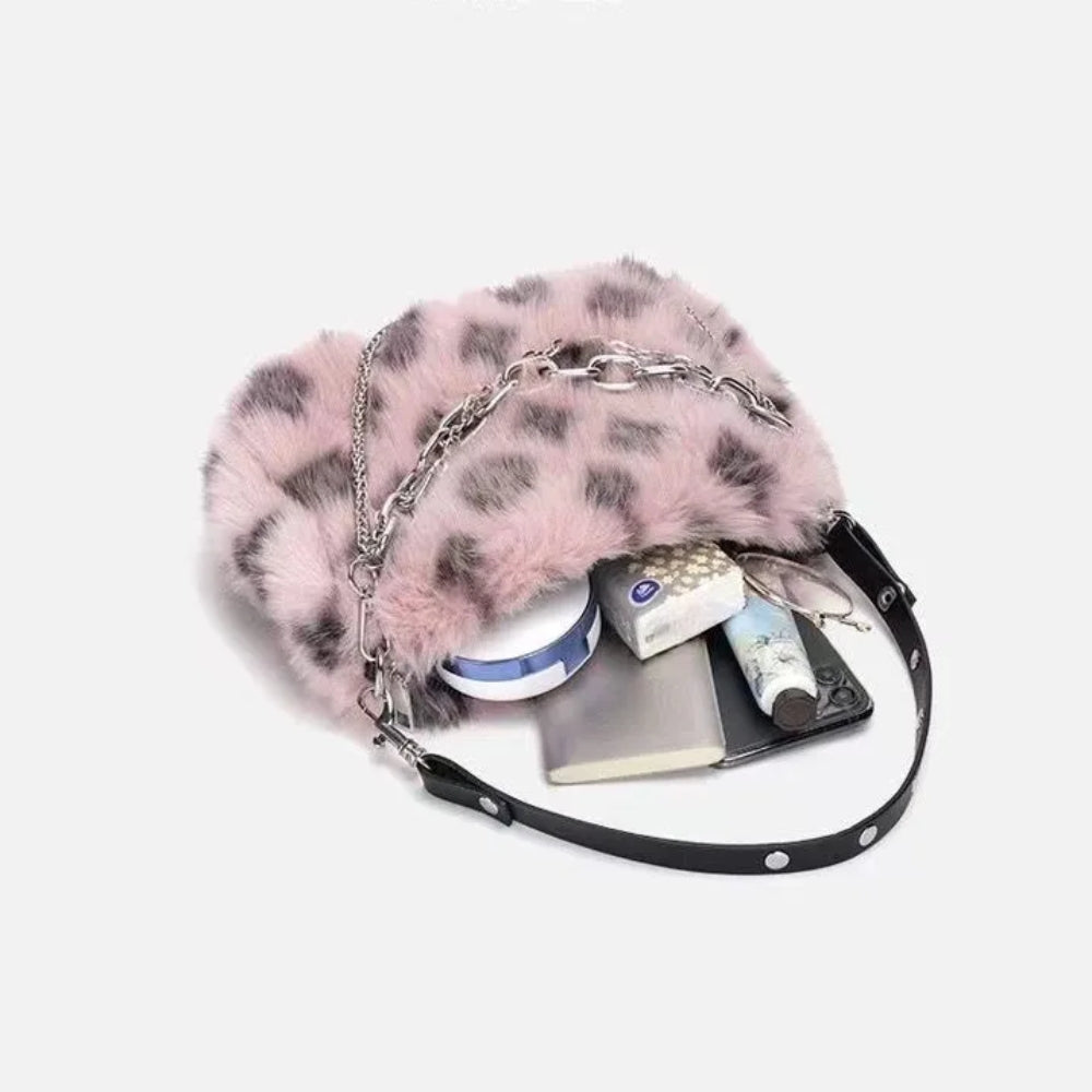 Women’s Leopard Print Underarm Bag