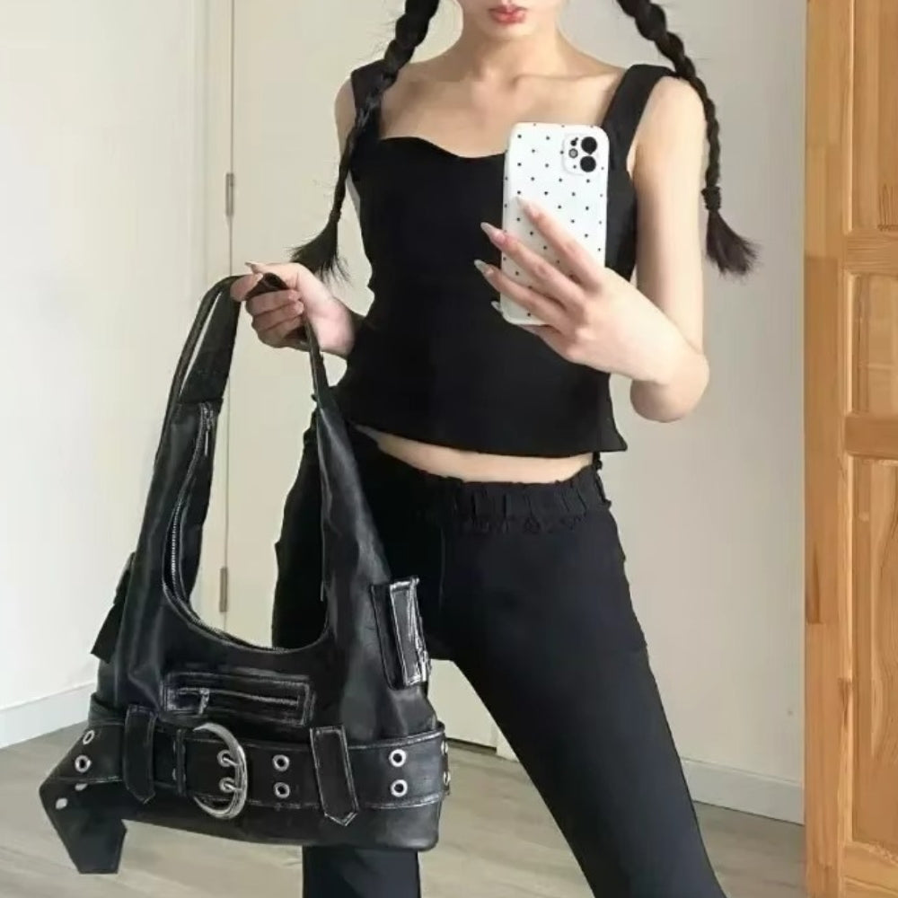Women’s Vintage PU Shoulder Bag