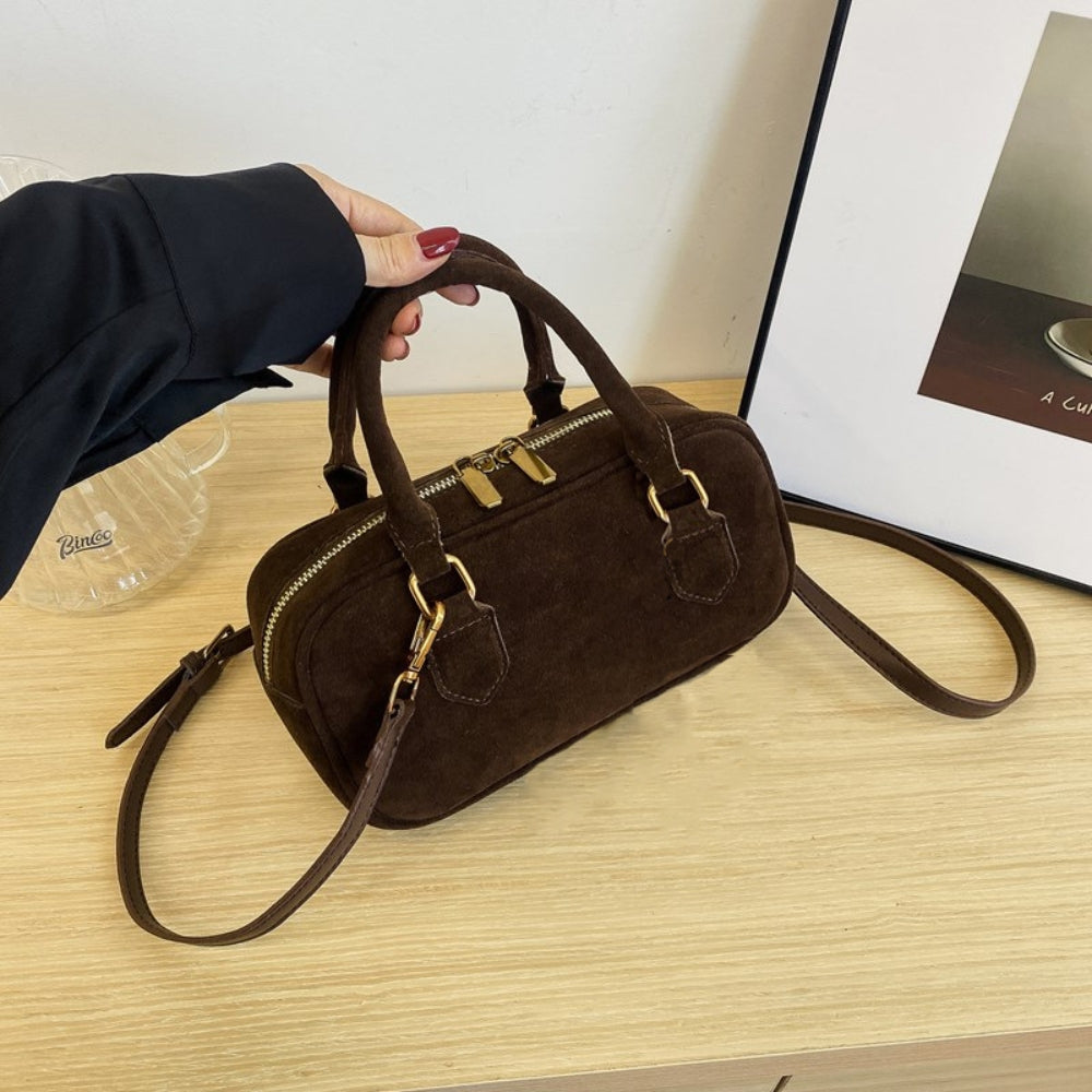 Women’s Retro Suede Small Crossbody Bag