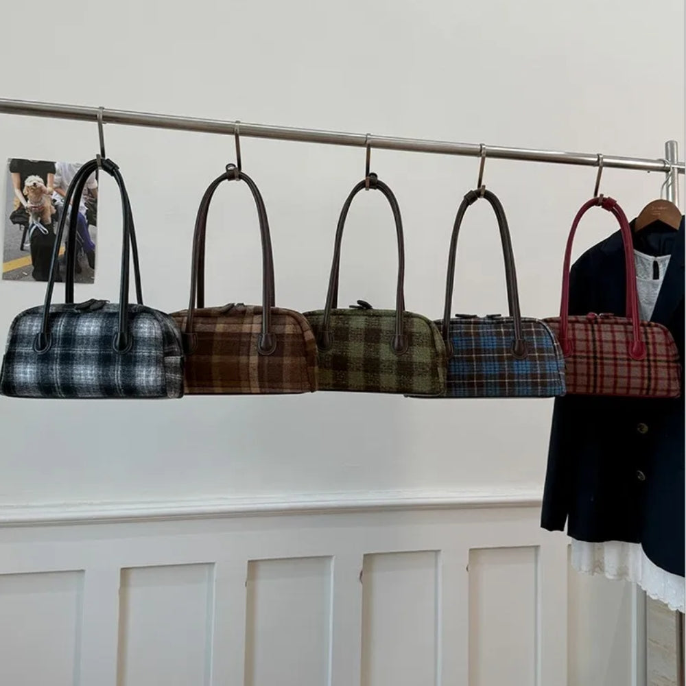 Women’s Plaid Underarm Shoulder Bag