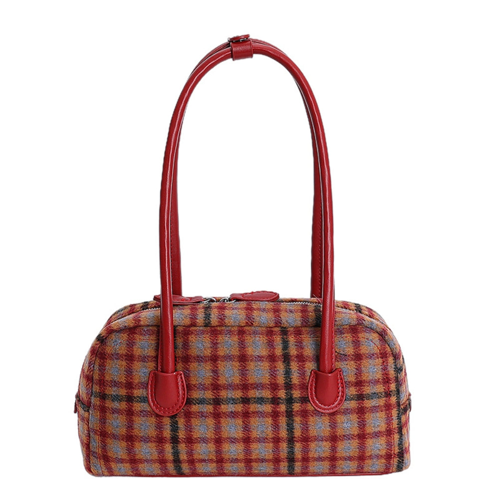 Women’s Plaid Underarm Shoulder Bag