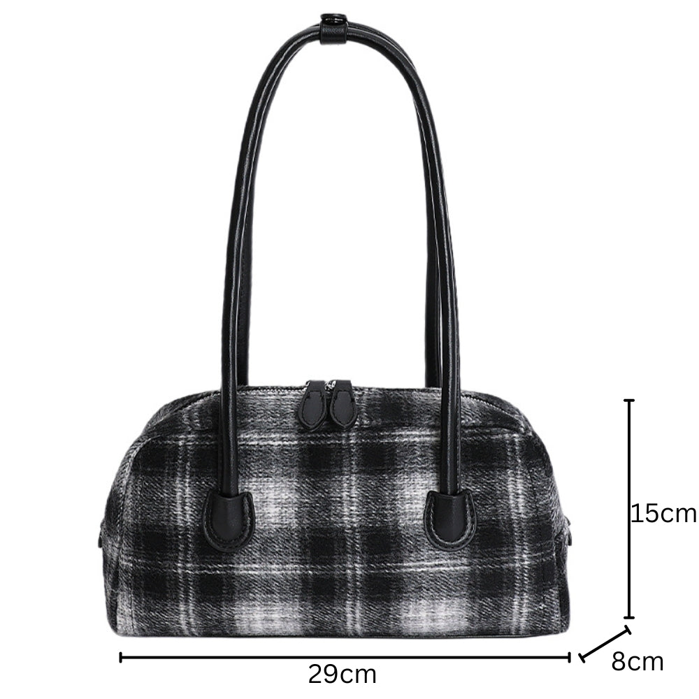 Women’s Plaid Underarm Shoulder Bag