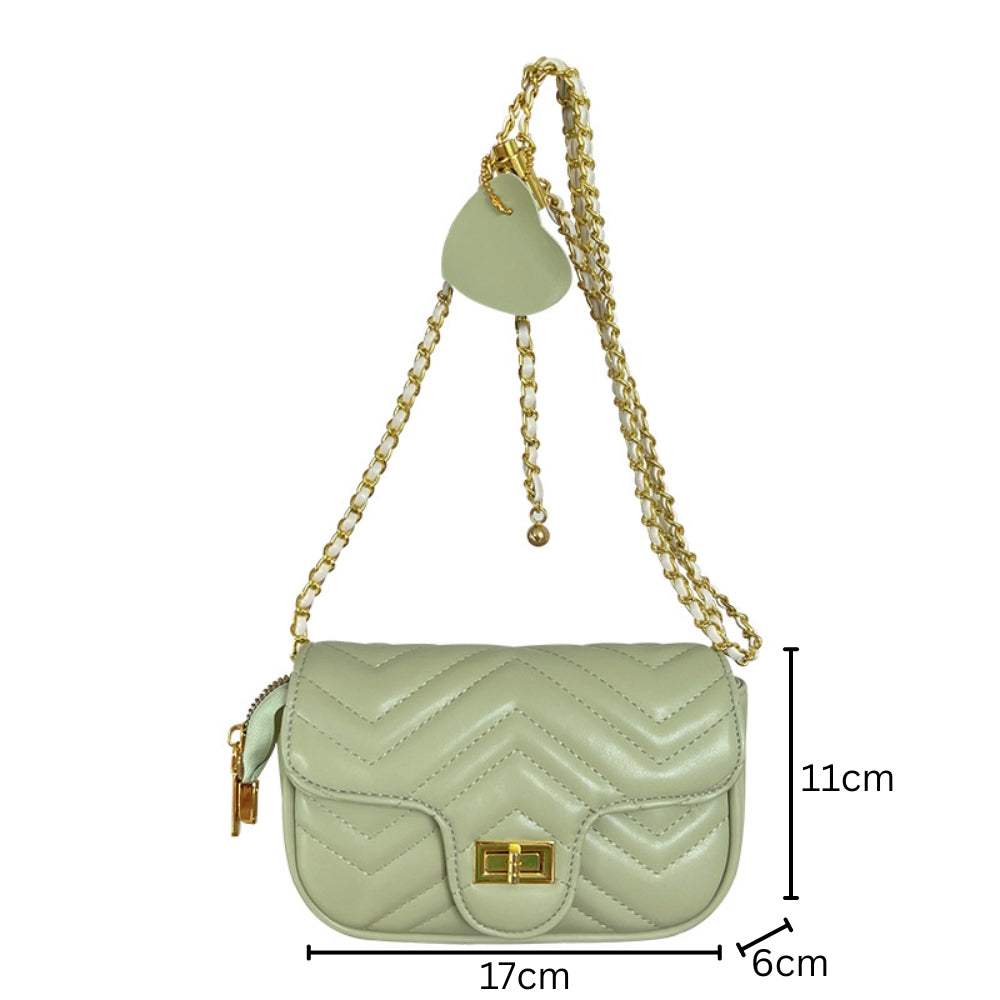 Women’s Quilted Chain Shoulder Bag