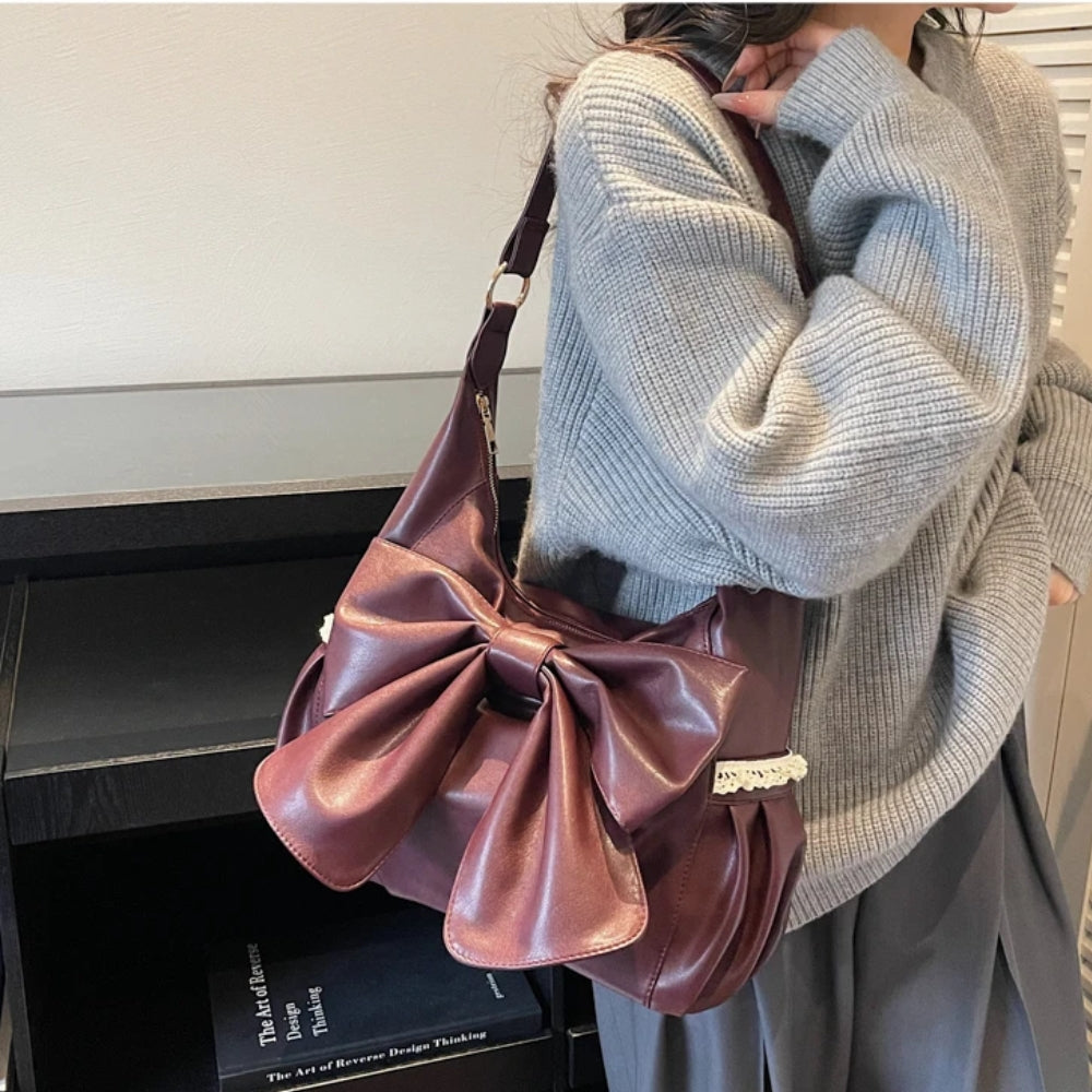 Women’s Bow-Knot Lace Shoulder Bag