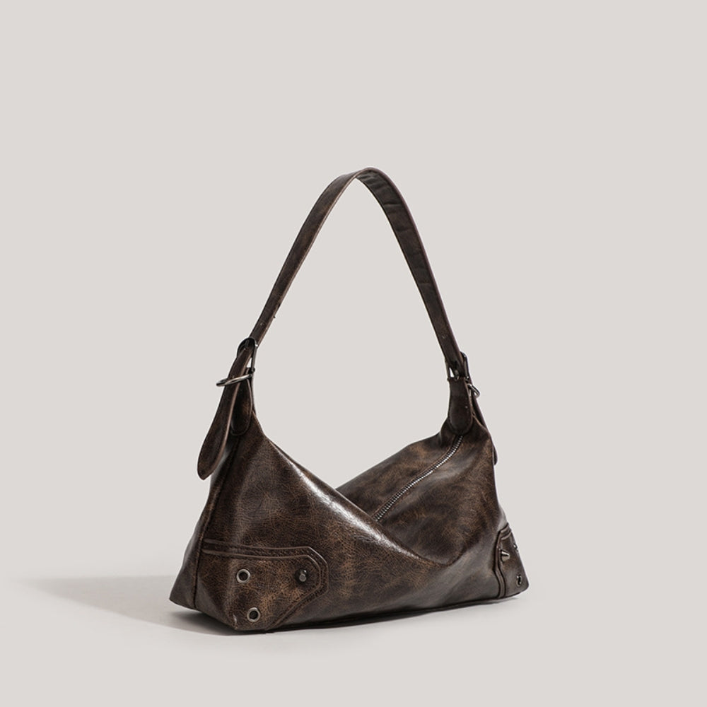 Women’s Brown Baguette Shoulder Bag