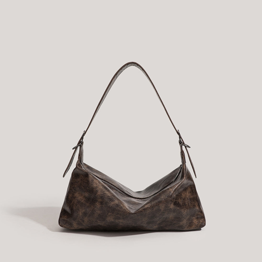 Women’s Brown Baguette Shoulder Bag