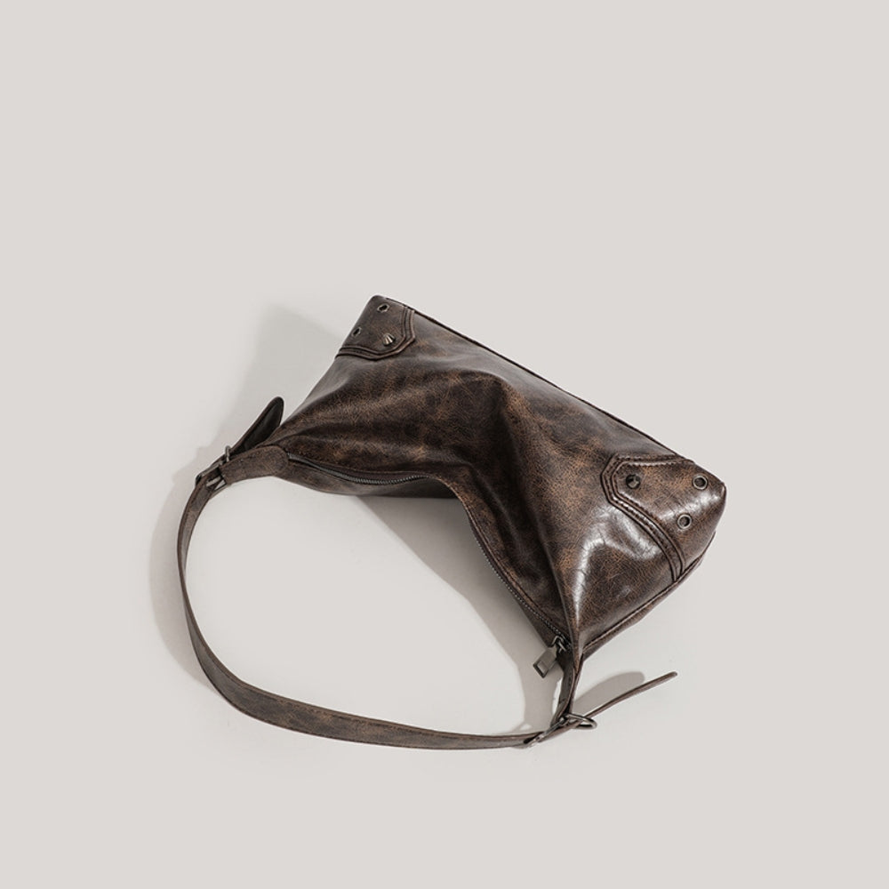 Women’s Brown Baguette Shoulder Bag