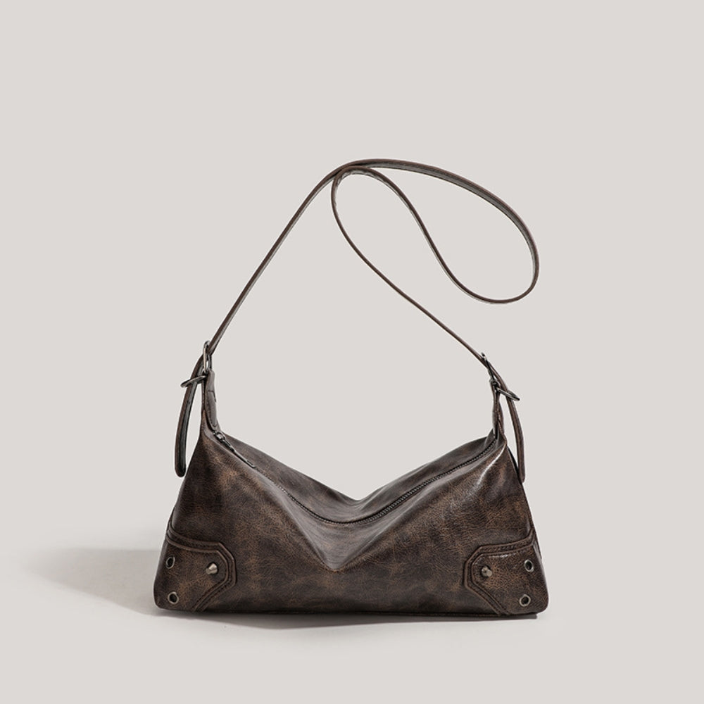 Women’s Brown Baguette Shoulder Bag
