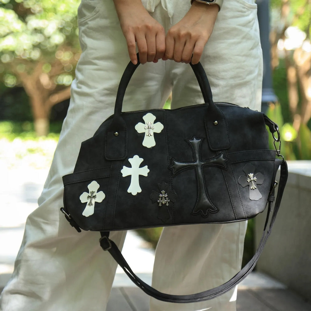 Gothic Crossbody Travel Bag