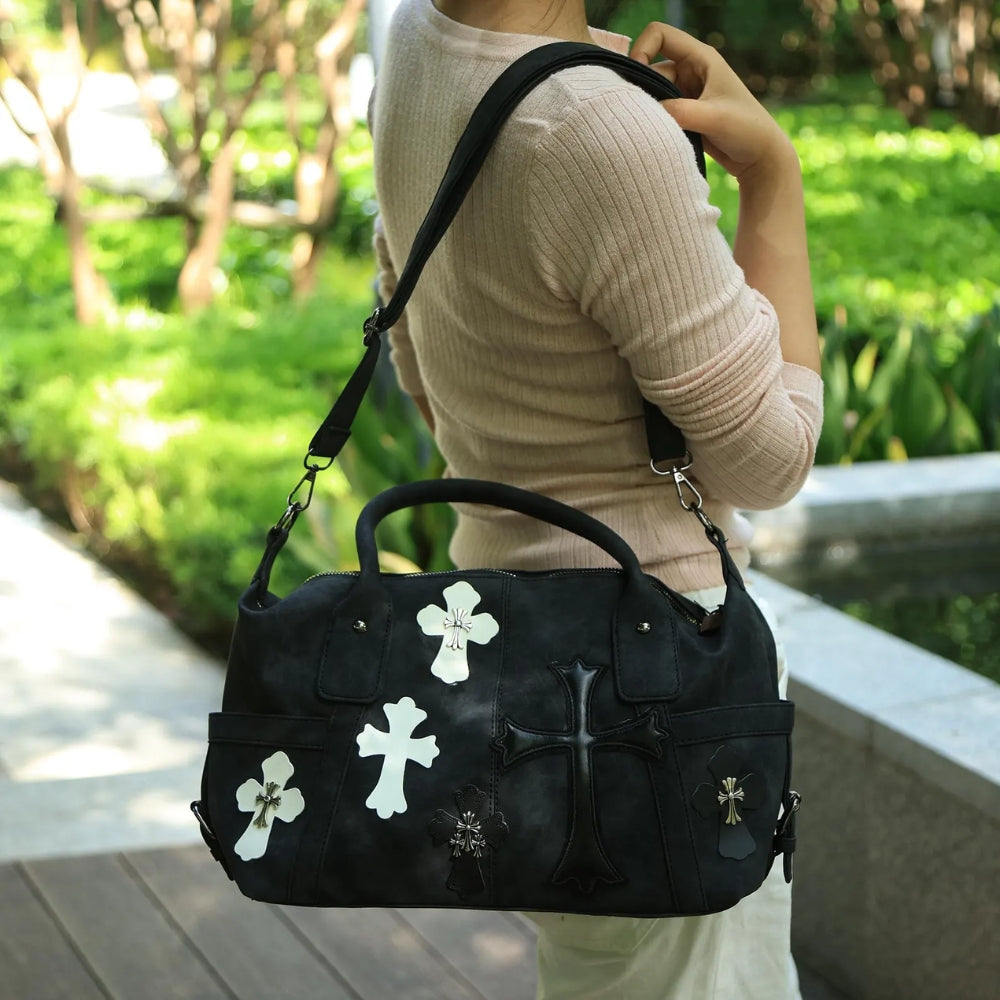 Gothic Crossbody Travel Bag