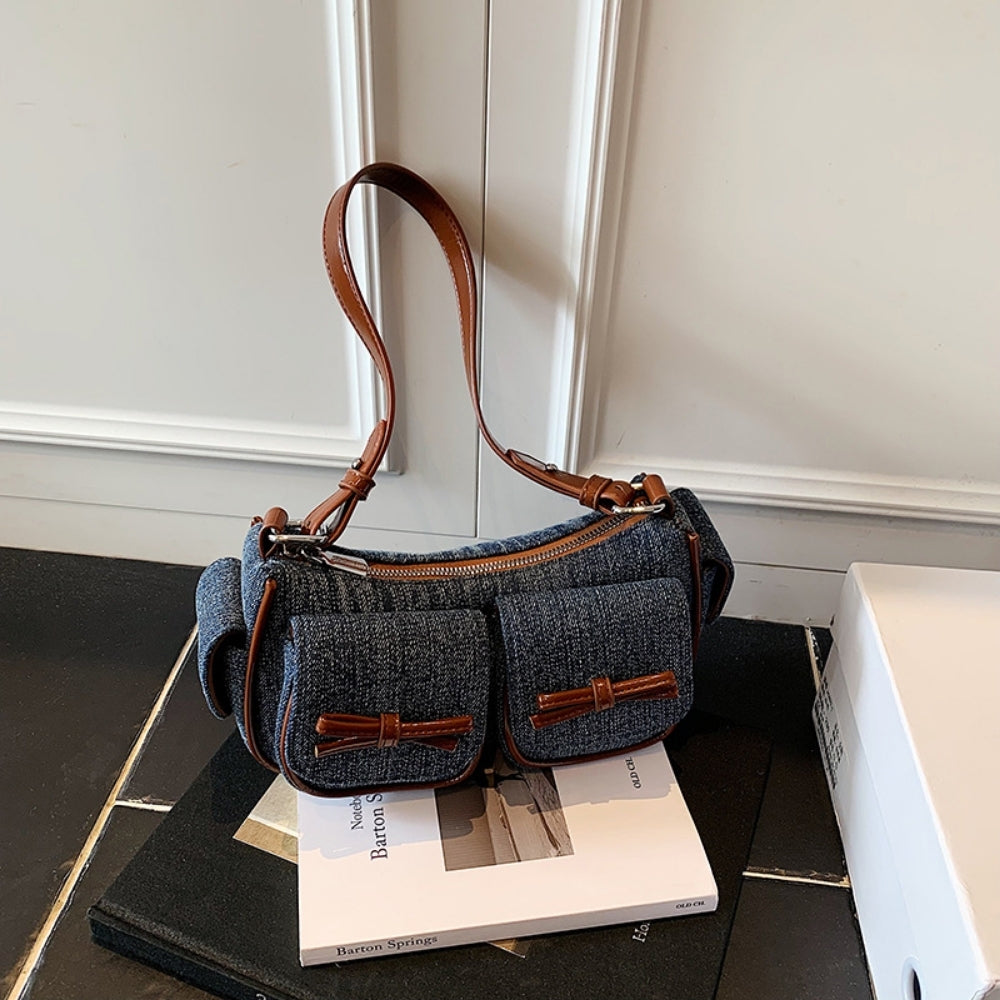 Women’s Vintage Denim Shoulder Bag