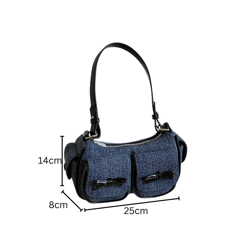 Women’s Vintage Denim Shoulder Bag