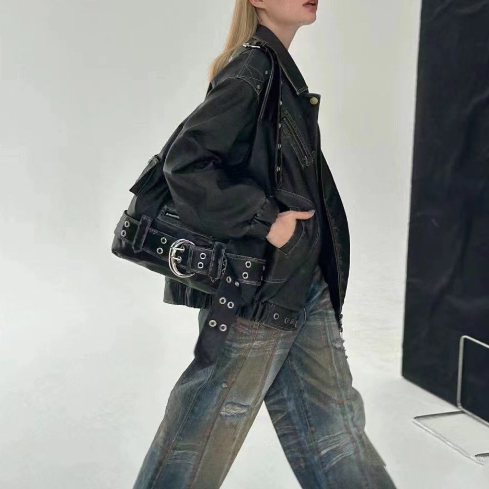 Women’s Belt Buckle Luxury Handbag