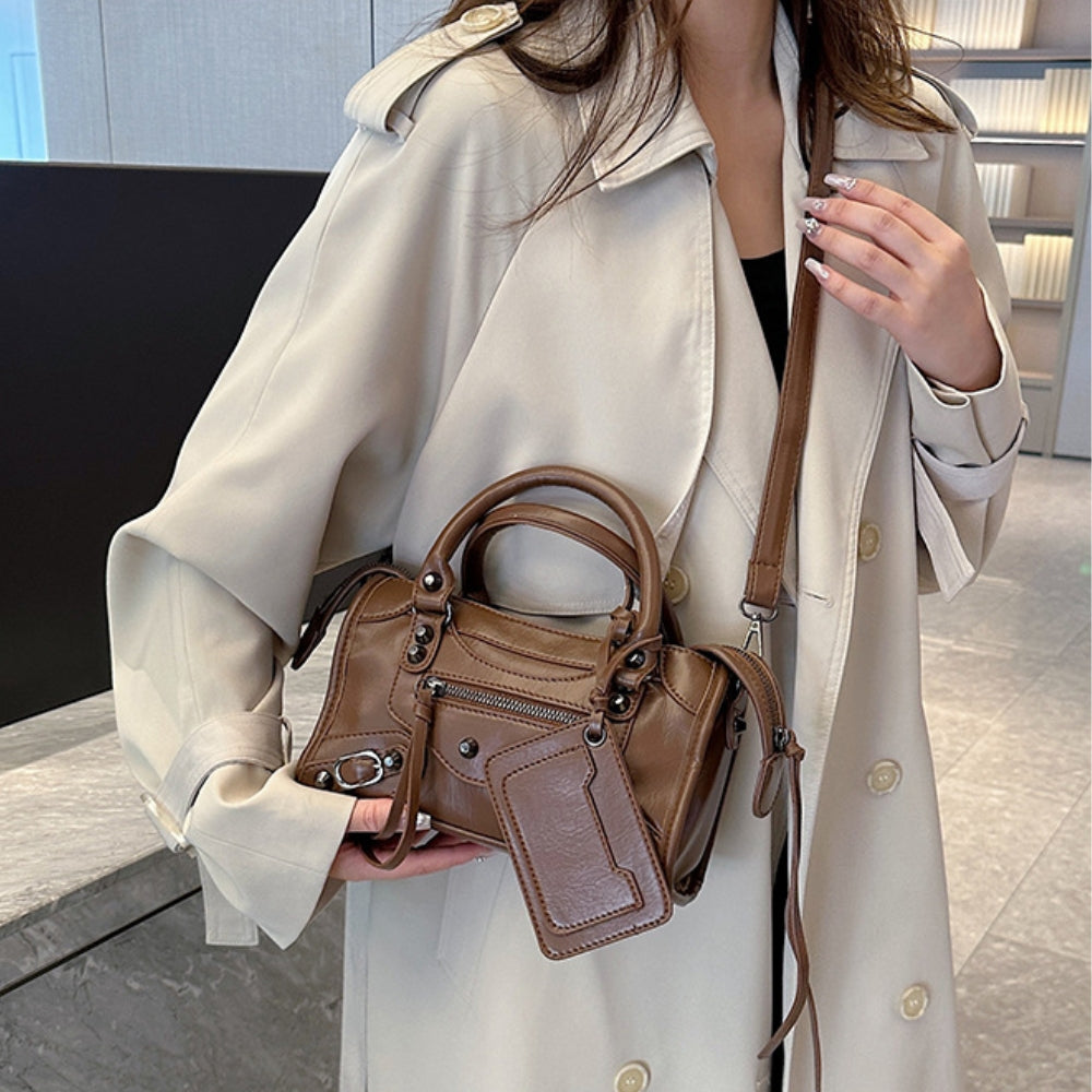 Women’s Motorcycle-Style Crossbody Bag