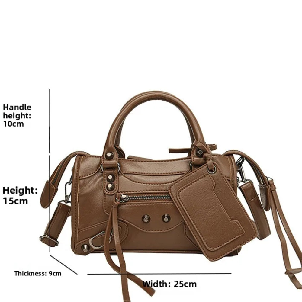 Women’s Motorcycle-Style Crossbody Bag