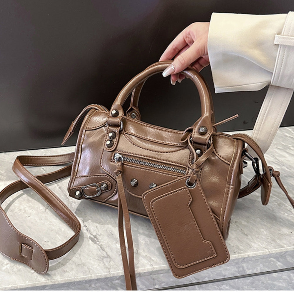 Women’s Motorcycle-Style Crossbody Bag