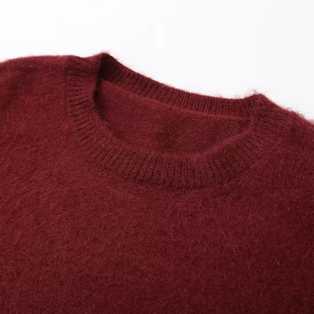 Women’s Oversized Faux Wool Knit Sweater