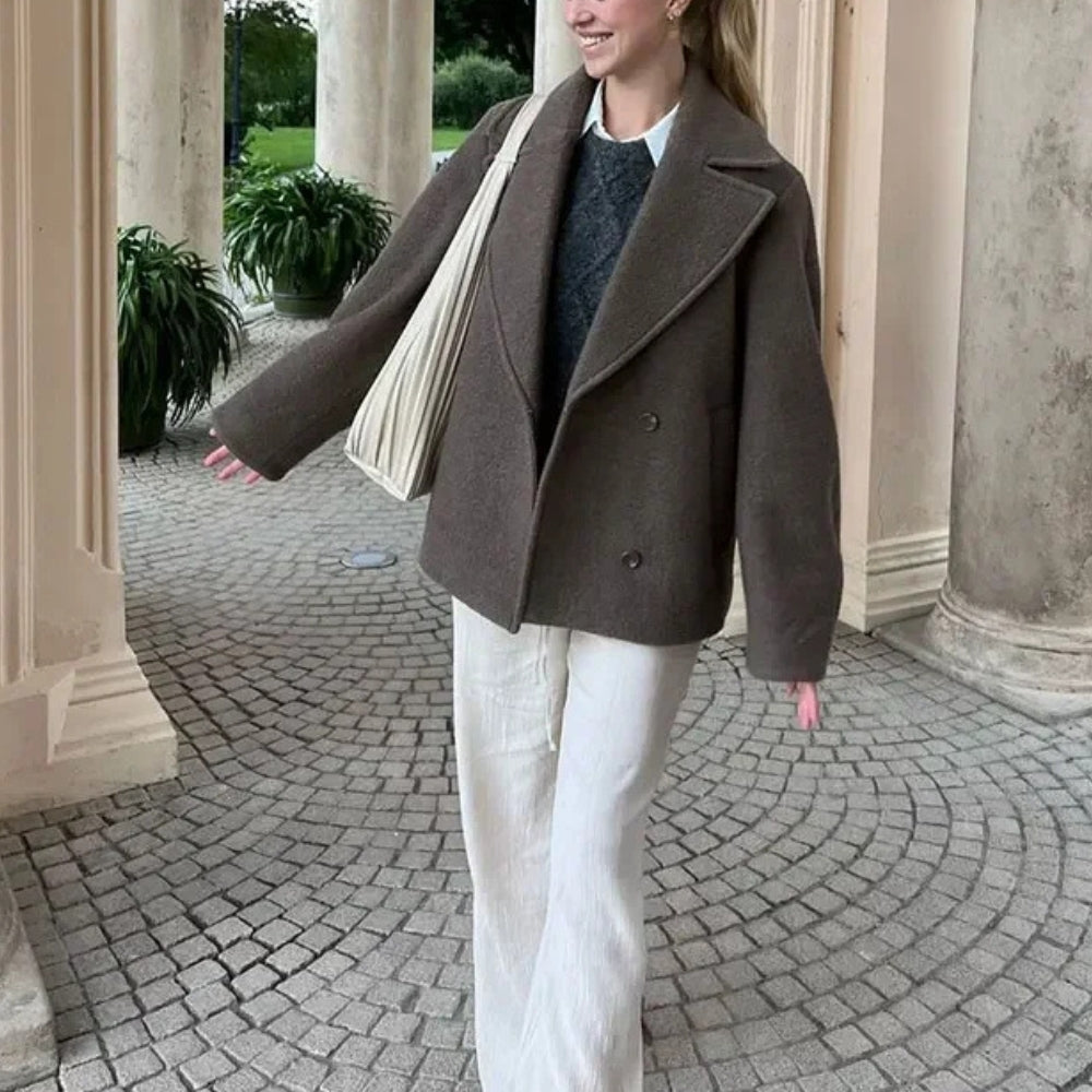 Women’s Double-Breasted Wool Coat