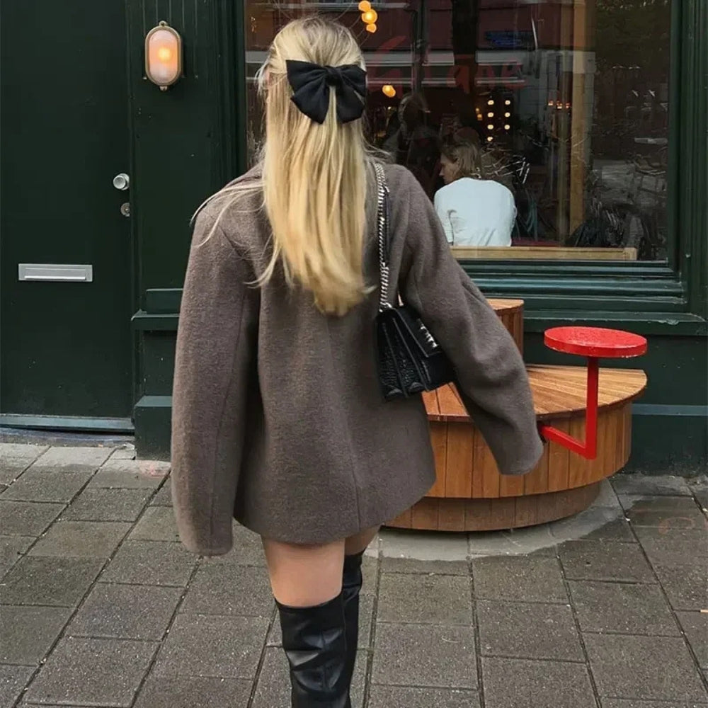 Women’s Double-Breasted Wool Coat