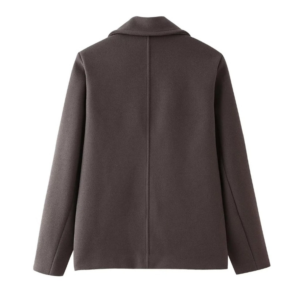 Women’s Double-Breasted Wool Coat