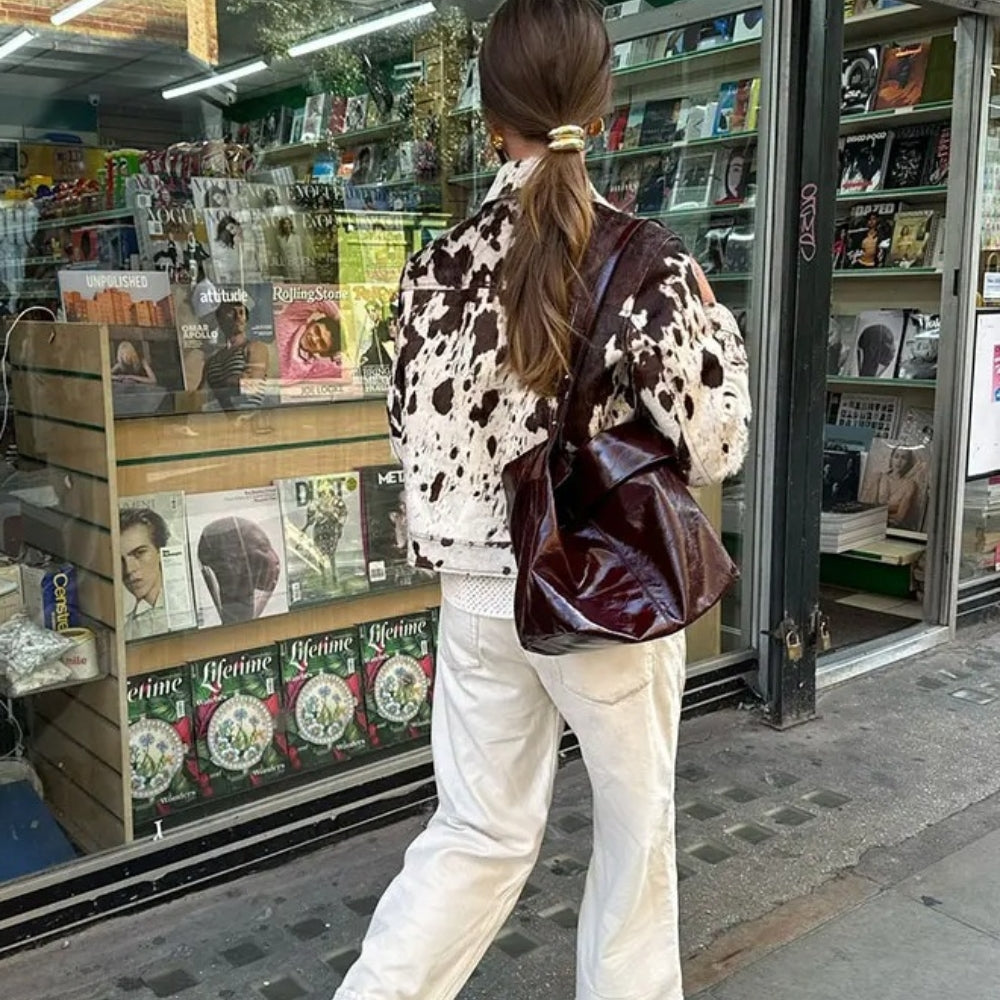 Women’s Cow Print Jacket