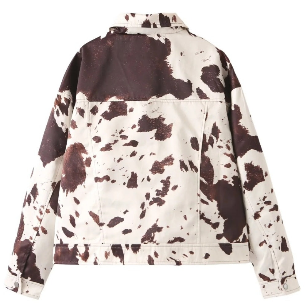 Women’s Cow Print Jacket