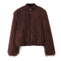 Women’s Faux Fur Ribbed Knit Jacket