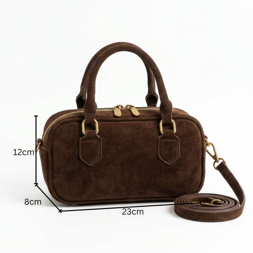 Women’s Retro Suede Small Crossbody Bag