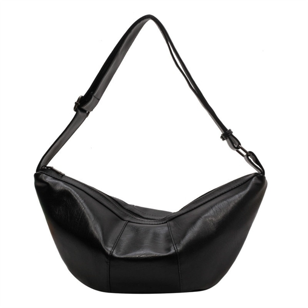 Minimalist Slouchy Crescent Hobo Bag