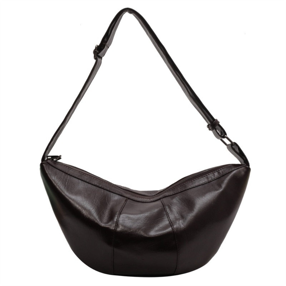 Minimalist Slouchy Crescent Hobo Bag