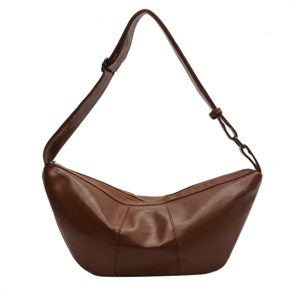Minimalist Slouchy Crescent Hobo Bag