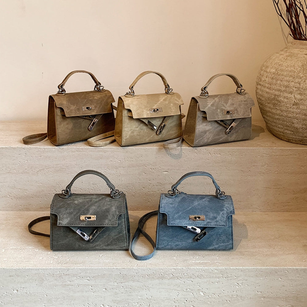 Vintage Structured Mini Handbag