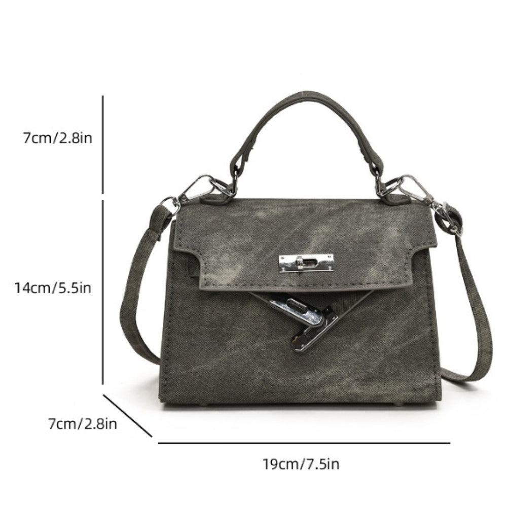 Vintage Structured Mini Handbag