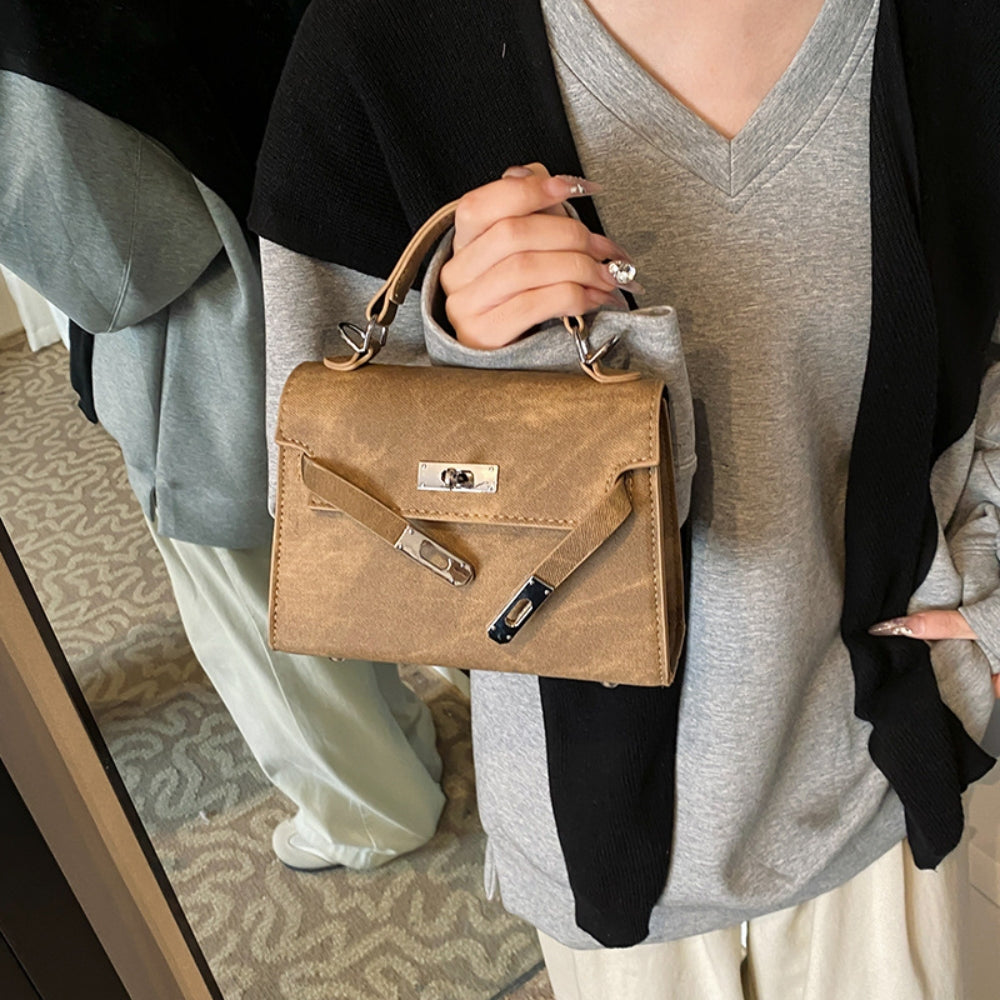 Vintage Structured Mini Handbag