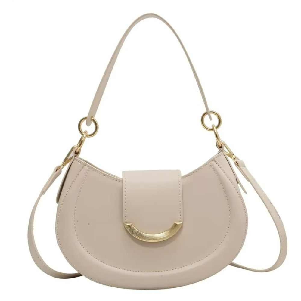 Women’s Sculptural Half-Moon Underarm Bag