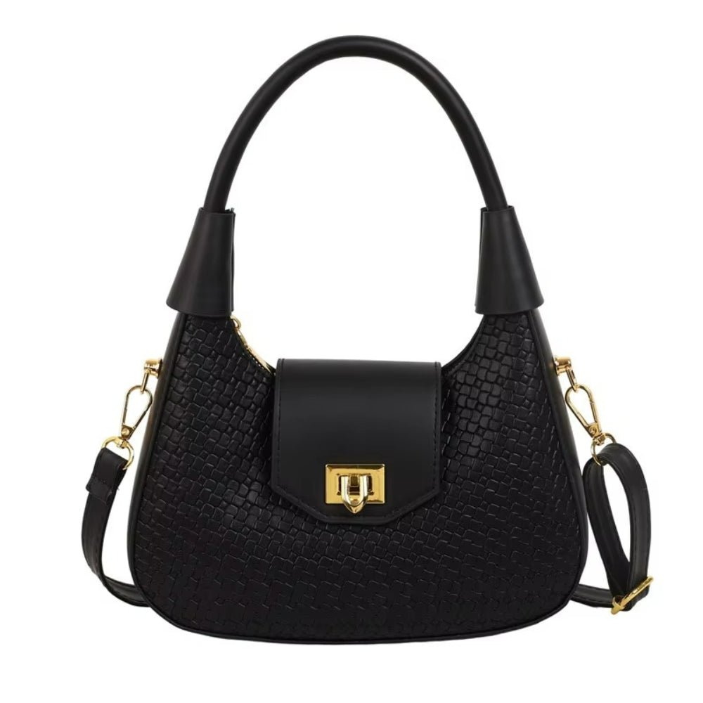 Women’s Woven Crescent Crossbody Bag