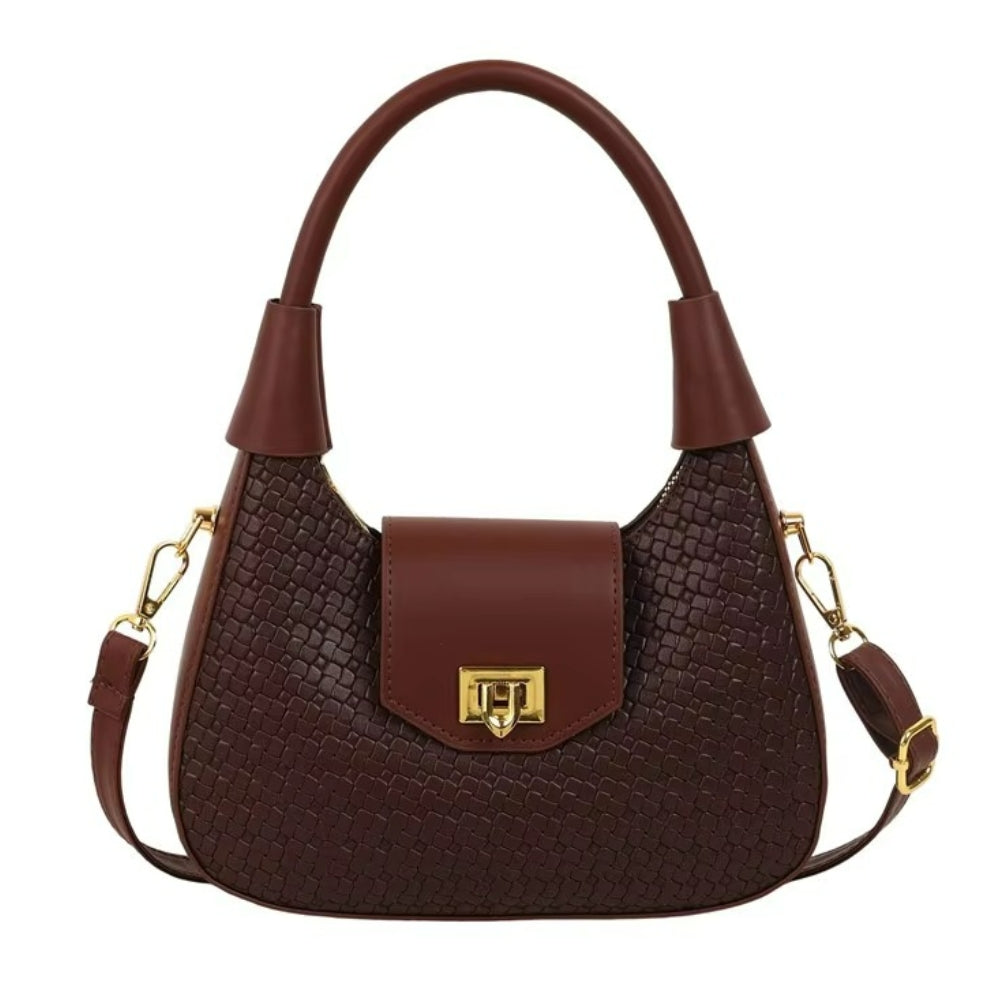 Women’s Woven Crescent Crossbody Bag