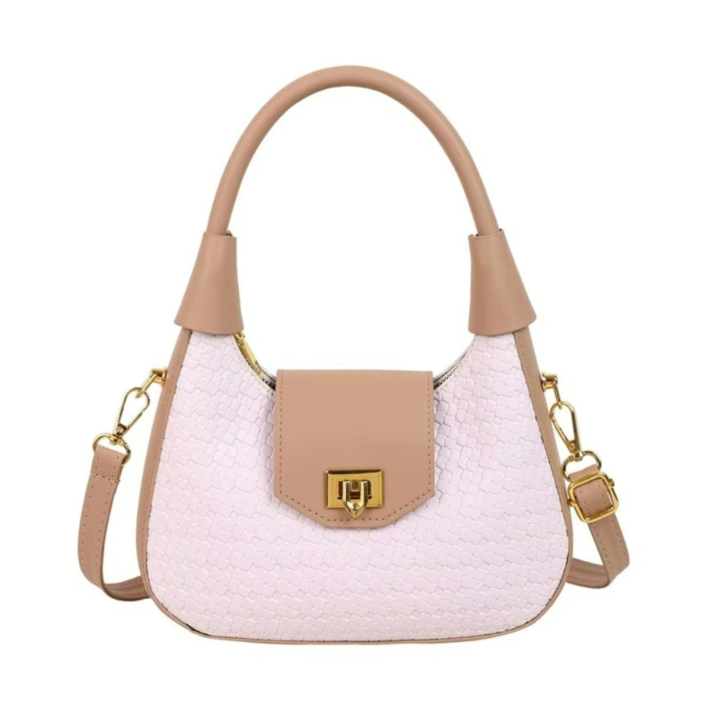 Women’s Woven Crescent Crossbody Bag