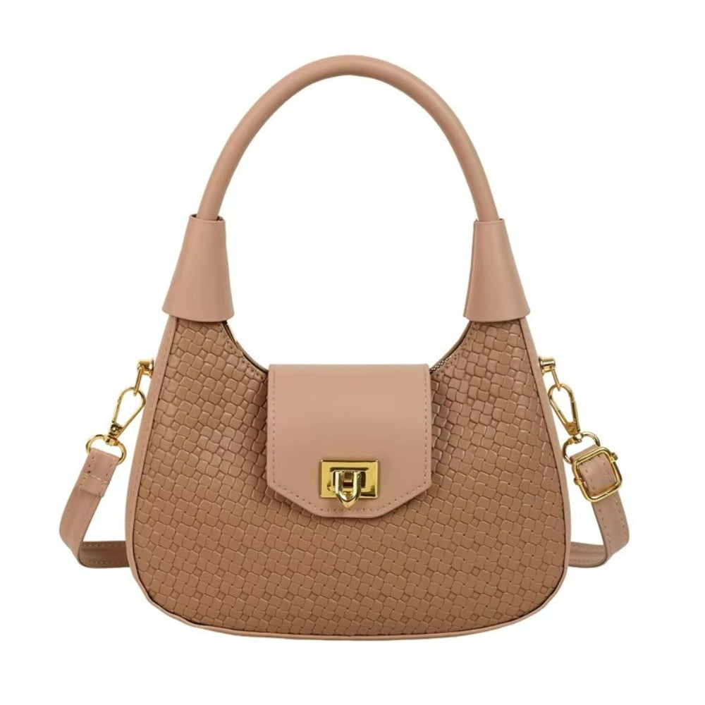 Women’s Woven Crescent Crossbody Bag