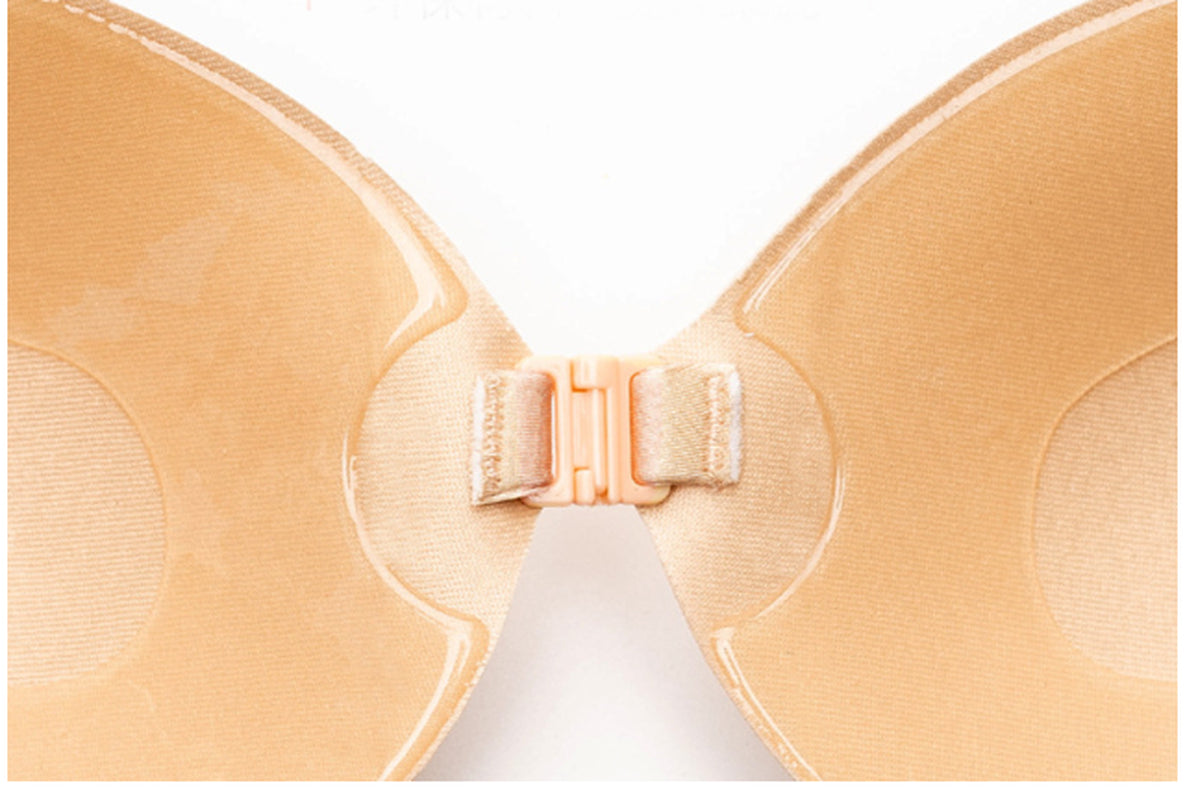 Invisible Push up Bra Backless Strapless Bra Seamless Front Closure Bralette Underwear